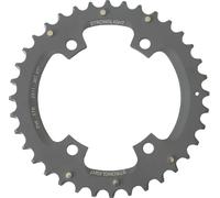 STRONGLIGHT 272205 Plateau 'MTB Shimano' 2x11 pour XTR FC-M9000 & 9020 extérieur 34(24)Z HT³, noir