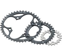 STRONGLIGHT 274121 Plateau de chaîne MTB 104/64 2x10 intérieur 24 dents, 10 fois, noir (1 pièce)