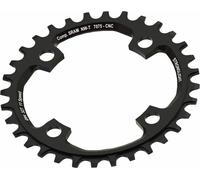 Plateau vtt 4bra mono 36dts d.104 noir alu 7075 stronglight x01 11v. - epaisseur 5mm noir