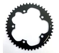 Stronglight Bike Chain Ring Dural 5083 130mm Bcd Shimano 9 10 Speed 46t Black Multicolore