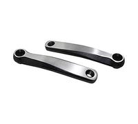 Stronglight Plateau Ext. Standard 2x9v 38 Dents Pédaliers Adulte Unisexe, Noir, Argent, 38d