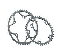 Stronglight plateau exterieur 52 dents 110 mm argent