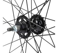Stronglight Roue Route - Fixie - Piste P2R 30mm Rouge Arriere Double Filetage avec PIGNON 16DTS