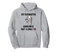 Strongman Tenue Force Knows No Limits Musculation Sweat à Capuche