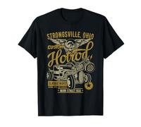 Strongsville Oh Hotrod Style Vintage Voiture Moto Design T-Shirt
