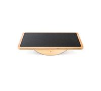 StrongTek Planche d'équilibre professionnelle en bois, planche à bascule, accessoire de bureau debout, planche d'équilibrage pour dessous de bureau, rouleau antidérapant, résistance centrale,