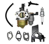 Strongthium Carburateur Kit pour Honda GX160 GX200 5.5-6.5HP 196cc 212cc Predator 212cc 224cc avec Bougie, Isolateur, Joints & Durite, Remplace 16100-ZH8-822