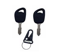 Strongthium Clé de Démarrage de Remplacement pour John Deere Craftsman Husqvarna Poulan Ariens Toro 140403 2 Pcs avec Porte-Clés pour Tondeuse Tracteur Zero-Turn