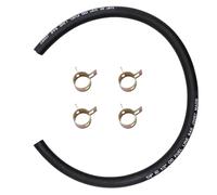 Strongthium Durite Essence 6,35 mm x 38 cm avec 4 Colliers de Serrage, Compatible avec Tecumseh Briggs & Stratton Toro MTD Cub Cadet, Tuyau Carburant pour Tondeuse Souffleur Générateur 30705