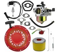 Strongthium Kit entretien moteur GX340 GX390 11-13HP 338-440cc | Carburateur + Lanceur + Bobine + Filtre à air + Bougie + Ressorts d’accélérateur + Joints