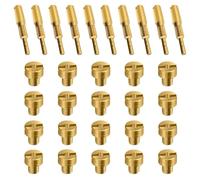 Strongthium Kit Gicleurs Carburateur Mikuni 30 pcs | Gicleurs Principal N100.604 & Ralenti VM28/486 | Pour TM33 TM36 TM40 VM16 RS HSR BST | Suzuki Kawasaki Yamaha Moto