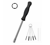 Strongthium Outil Réglage Carburateur Hex 4mm 5910 890 2307 pour Stihl Ryobi Poulan Homelite Husqvarna Echo Tronçonneuse Débroussailleuse Souffleur + Brossettes Jets