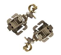 Stronrive 2 Clip pour Équipement Tactique, Attaches Tactiques Molle, Tacticals Outdoor Webbing Buckle Clip, Pince Légère pour Hache À Glace, Clip Fixe À Déclenchement, Randonnée