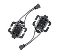 Stronrive 2 Clip pour Équipement Tactique, Attaches Tactiques Molle, Tacticals Outdoor Webbing Buckle Clip, Pince Légère pour Hache À Glace, Clip Fixe À Déclenchement, Randonnée