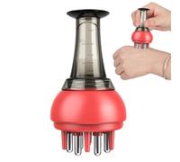 Stronrive Applicateur d'huile pour cuir chevelu | Peigne à huile Rollerball et applicateur d'huile capillaire anti-fuite,Outil portatif de croissance des cheveux de masseur de cuir chevelu, soin des