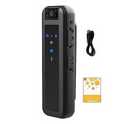 Stronrive caméra corporelle 1080P,Caméra Portable 1080p caméra Stylo - Caméra CS07 HD Portable sans Fil avec Clip et caméra DV à Bruit Vision pour l'extérieur