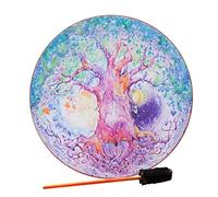 Stronrive Chaman, Tambour Chamanique d'arbre d'amour, Méditation 10 Pouces, Musique d'esprit Tambour Sibérien, Tambour Chamanique Fait À La Main avec Le Bâton Chaman