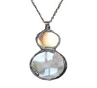 Stronrive Collier loupe,Collier Loupe Pendentif Verre Lentille - Lecture Poche Portable, lentille Monocle loupe légère pour la Lecture des Personnes âgées, l'inspection, Les pièces