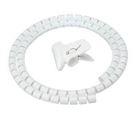 Stronrive Cordon pour Bureau,Couvertures Cordon d'enroulement Harnais Automobile pour câble Audio, vidéo | Gaine câble Auto-enveloppante Protection Cordon Fendu pour TV