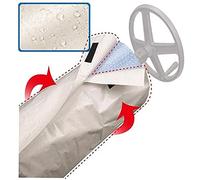 Stronrive Couverture Solaire Housse Protection, Enrouleur Couverture-écran Solaire Anti-Vent/Pluie/Poussière/UV, pour La Bobine Piscine Peut Prolonger La Durée Vie La Couverture