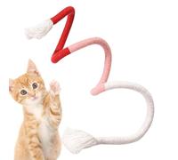 Stronrive de Nettoyage des Dents de Chaton, de Nuit en Coton pour Les Dents, Fournitures de Divertissement pour Chats, pour Salon, Chambre à Coucher, Refuge pour Animaux de Compagnie