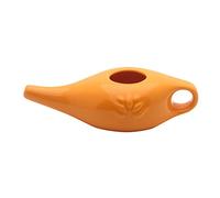 Stronrive Kit De Lavage De Nez en Céramique Neti Pot Pot De Bec Confortable pour Allergie À La Rhinite Sinusale Environ 19x9x6 Cm