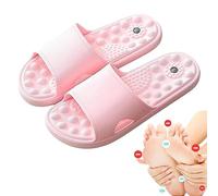 Stronrive Massage des Pieds réflexologie - Chaussons Massage Ionictitan à Infrarouge lointain - Acupoint Stimulation Massage Pantoufles Chaussures pour Femmes