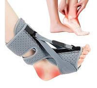 Stronrive Nuit | Chaussette d'attelles d'étirement Souple pour Fascia Plantaire - Civière Pied réglable pour tendinite d'Achille, orthèse Pied Tombant pour Pied Droit ou Gauche