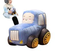 Stronrive Oreiller Tracteur | Peluche Mignonne Voiture Coussin Tractor Jouet - Pouf Canapé Cartoon Décoration Collection,pour Anniversaire Noël Halloween Fille Garçon Canapé Chambre Auto
