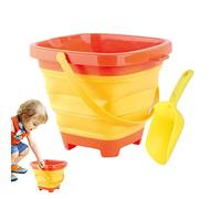 Stronrive Plage Pliable | Seau Pliable avec Pelle - Seau Pliable, Seau Pliable pour Enfants Tout-Petits Jouets Plage, Camping d'été, Voyage