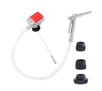 Stronrive Pompe De | Siphon Rapide à Arrêt Automatique,12.1 L/Min Pompe De Protection Contre Le Débordement avec 3 Adaptateurs Et Tuyau De 130 Cm - pour Ateliers d Automobile Maritime et de