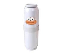 Stronrive Porte-Brosse à Dents pour Voyage, récipient de Dentifrice Portable | Tasse de rince-Bouche de Voyage drôle,Étui à Brosse à Dents Ergonomique, gobelet de Bain de Bouche scellé pour Les