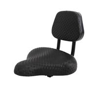 Stronrive Selle de Dossier,Siège de vélo Flexible et Confortable avec Dossier - Vélos de Trekking selles épaisses pour Les Voyages, l'exploration en Plein air, Les déplacements Domicile-Travail, Le