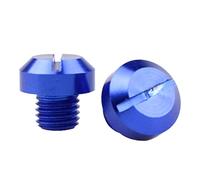 Stronrive Trou rétroviseur pour Moto,Bouchons d'obturation rétroviseur 2 pièces - Trou rétroviseur M10x1.25 vis Droite Gauche antirouille