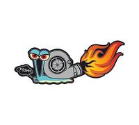 Stronrive Voiture créatifs, Voiture d'escargot drôles étanches PSSHH Autocollant Universel plongée sécurité d'escargots Mignons, décor Voiture pour vélo Camion SUV