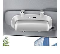 StRoux Étui à Lunettes de Voiture pour Alfa Romeo Giulia Stelvio Mito Giulietta Tonale Alfa 4C, Porte Lunettes Pare Soleil Organiseur BoîTe Rangement ABS Arrimage et Rangement Accessoires Intérieurs