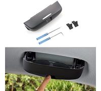 StRoux Étui à Lunettes de Voiture pour Mini One Cooper R50 R52 R53 R55, ABS Lunettes de Solei Rangement BoîTe de Rangement Porte-Lunettes Organisateur IntéRieur Accessoires,B/Black