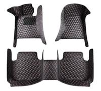 StRoux Voiture Cuir Tapis De Sol pour Hyundai Terracan 2001-2012, sur Mesure Moquette Avant Arrière ImperméAbles AntidéRapant Tapis Protection IntéRieur Accessoires, C/Black-Red