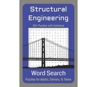 Structural Engineering Word Search Puzzle Book: Word Searches with Easy to Read Print about Structural Engineering, Construction, and More | 6x9 ... Gift for Vacations, Holidays, and Free Times