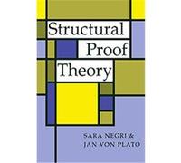 Structural Proof Theory Jan Von Plato, Sara Negri (Auteur)