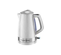 Bouilloire - RUSSELL HOBBS - Structure Blanc - 2400 W - 1.7 L - Zones d’ébullition rapide - Économie d’énergie - Éclairage LED