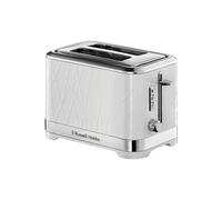 Structure 28090-56 - Grille-pain - 2 tranche - 2 Emplacements - blanc avec accents en acier inoxydable