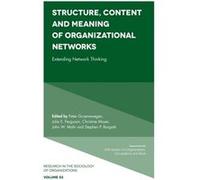 Structure Content & Meaning Of Organizat Peter Groenewegen, Julie E Ferguson, Christine Moser, John Mohr (Auteur)