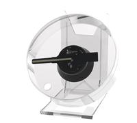 Structure d ' affichage stéréoscopique alimentée par USB Visuels clairs Unité de plan de travail compacte pour l ' éducation de marque commerciale Ventilateur d ' affichage stéréoscopique