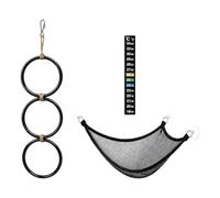 Structure d ' serpent avec hamac de repos en | Jauge de température incluse, installation sans outils, configurations pour se prélasser et se cacher pour un