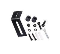 Structure de guidage de porte coulissante à double roue, aligneur de voie modifiable, déni de perçage nécessaire, construction en acier doux pour une structure de rail de porte fluide et peu