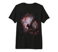 Structure de la nébuleuse d'émission dans l'astronomie Spatiale interstellaire T-Shirt Haut de Gamme