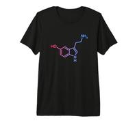 Structure de la sérotonine - Molécule de Bonheur et de Science de l'amour T-Shirt Haut de Gamme