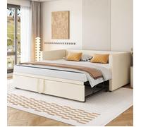 Structure de lit Nouveau matériau respectueux de l'environnement matelas extensible canapé - lit 90 180 * 200cm avec cadre à lat