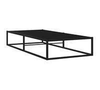 Structure de lit - résistant et durable - Cadre de lit 1 Personne - sans matelas - noir métal 90x200 cm @60738zai91k